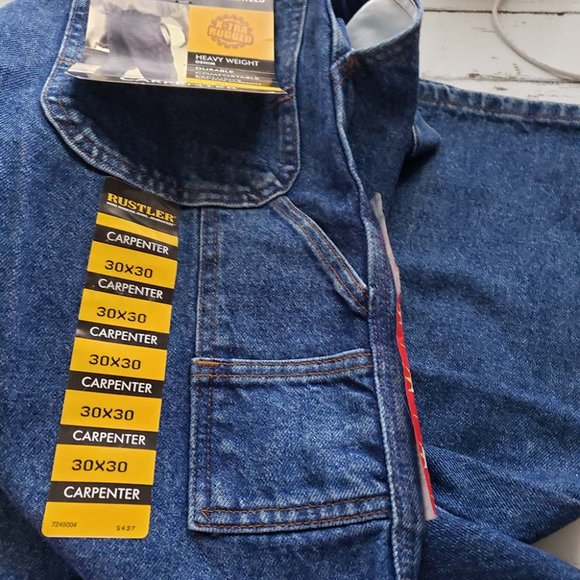 Rustler X-TRA RUGGED Heavy Weight Denim Loose Fit - Picture 7 of 15